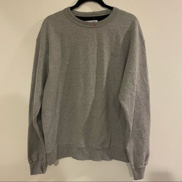 Champion sweatshirt men’s grey pullover size large - Picture 7 of 7